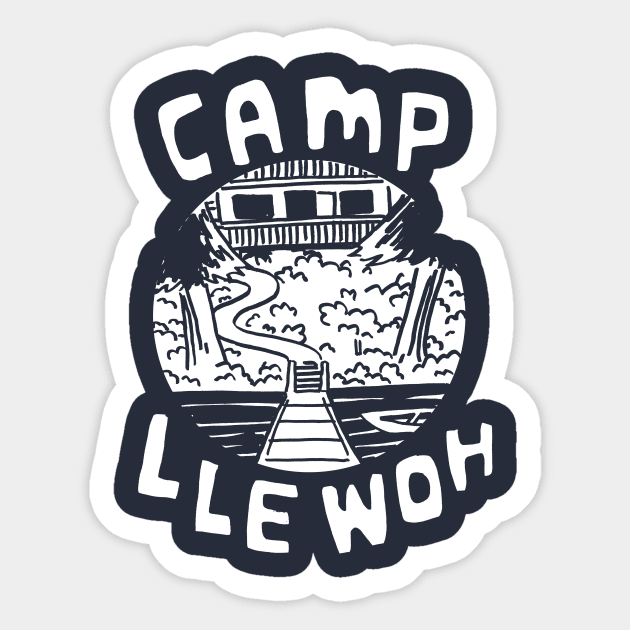 Camp Llewoh Sticker by kthorjensen